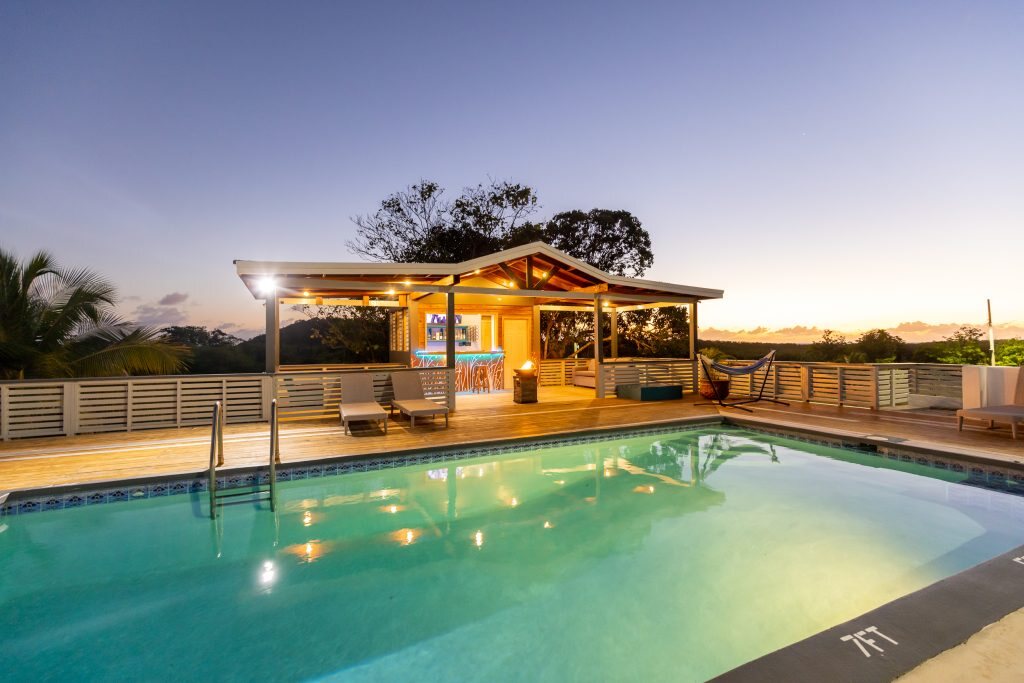 Pool and deck at South Coast Horizons